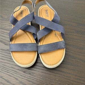 Born Women's Navy and Beige Sandals